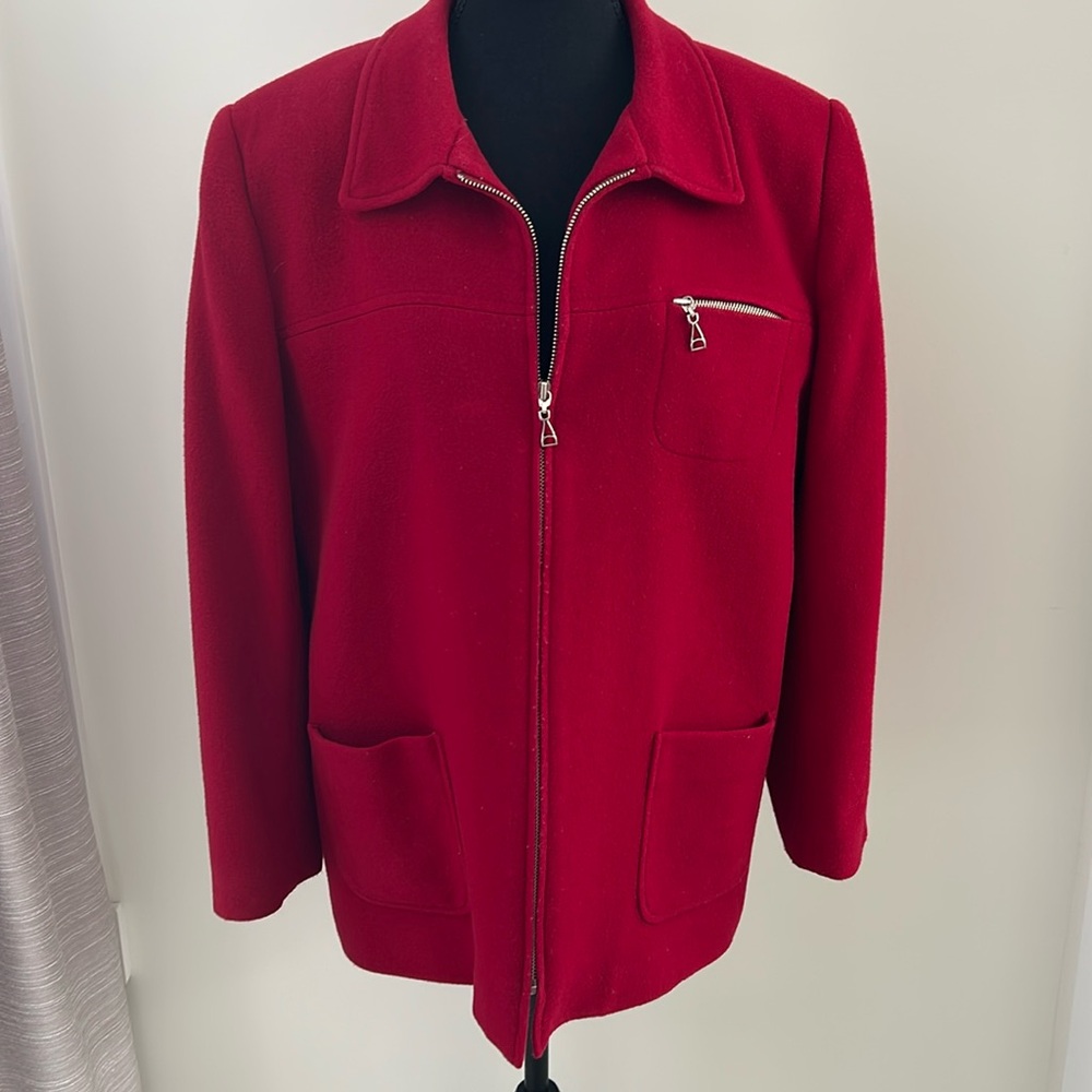 Lindor Petite Wool Cashmere Jacket Size 12P